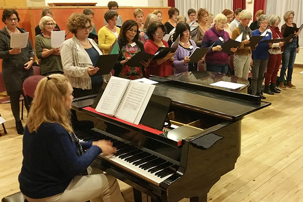 impressies 1e repetitie SONGS for PEACE